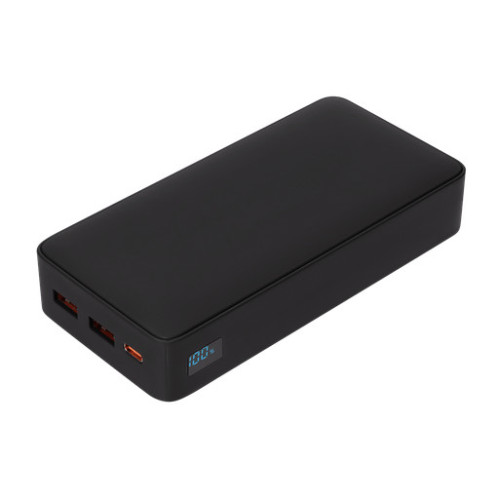 Внешний аккумулятор с подсветкой Анкор Плюс PD (Ancor PD Plus) 20000 mAh, черный