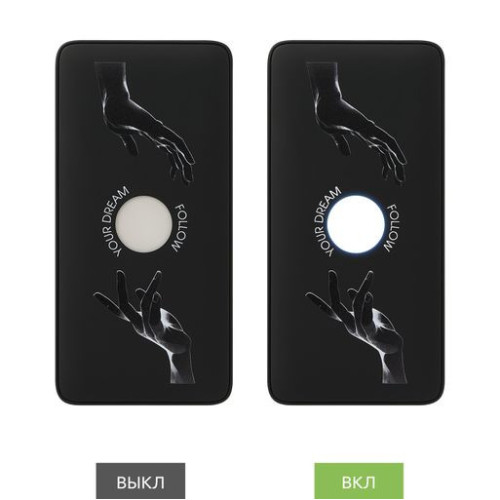 Внешний аккумулятор с подсветкой Анкор Плюс PD (Ancor PD Plus) 20000 mAh, черный