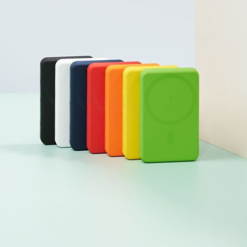 Внешний аккумулятор Ларго PD (Largo PD) 5000mAh с функцией беспроводной зарядки 15W, черный