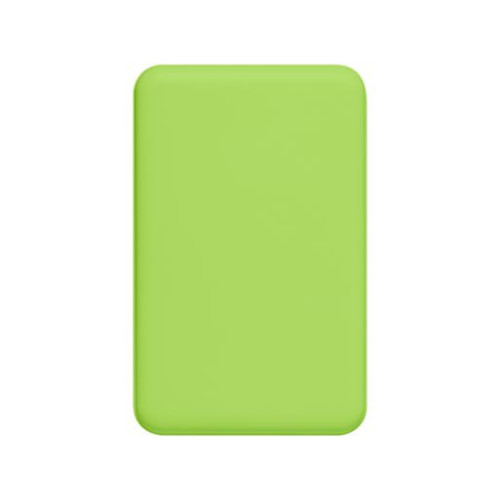 Внешний аккумулятор Ларго PD (Largo PD) 5000mAh с функцией беспроводной зарядки 15W, салатовый