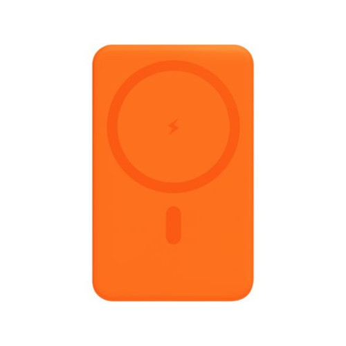 Внешний аккумулятор Ларго PD (Largo PD) 5000mAh с функцией беспроводной зарядки 15W, оранжевый