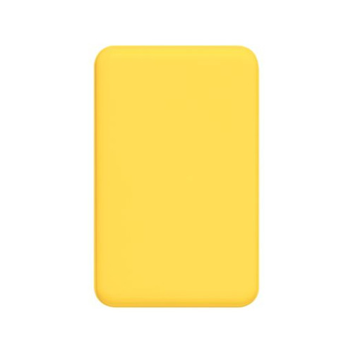 Внешний аккумулятор Ларго PD (Largo PD) 5000mAh с функцией беспроводной зарядки 15W, желтый