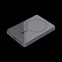Внешний аккумулятор Оникс PD (Onyx PD) 5000mAh с функцией беспроводной зарядки 15W, серый