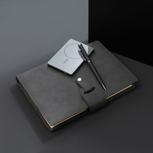 Внешний аккумулятор Оникс PD (Onyx PD) 5000mAh с функцией беспроводной зарядки 15W, серый