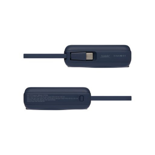 Внешний аккумулятор с подсветкой Риттер PD (Ritter PD) 10000mAh с функцией беспроводной зарядки 15W, синий