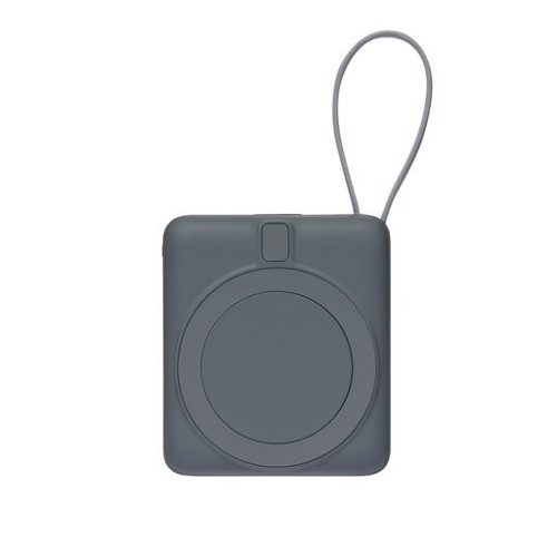 Внешний аккумулятор с подсветкой Риттер PD (Ritter PD) 10000mAh с функцией беспроводной зарядки 15W, серый