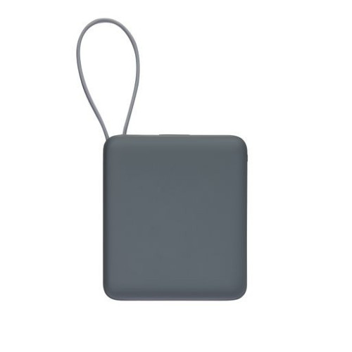 Внешний аккумулятор с подсветкой Риттер PD (Ritter PD) 10000mAh с функцией беспроводной зарядки 15W, серый