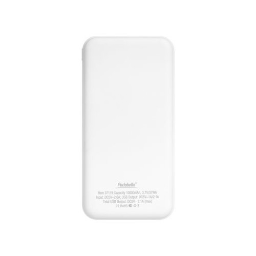 Внешний аккумулятор с подсветкой Старлайт Плюс PB (Starlight Plus PB) 10000 mAh, белый