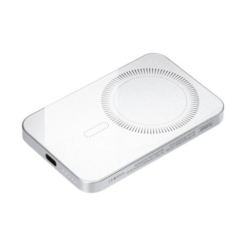 Внешний аккумулятор Артекс PD (Artex PD) 5000mAh с функцией беспроводной зарядки 15W, серебряный