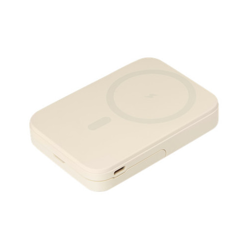Внешний аккумулятор Юнион PD (Union PD) 10000mAh с функцией беспроводной зарядки 15W, бежевый