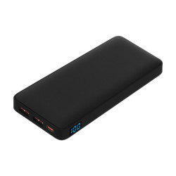 Внешний аккумулятор с подсветкой Анкор Плюс PD (Ancor PD Plus)10000 mAh, черный