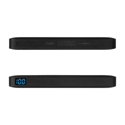 Внешний аккумулятор с цветной подсветкой Анкор Макс Плюс PD (Ancor PD Max Plus) 10000 mAh, черный