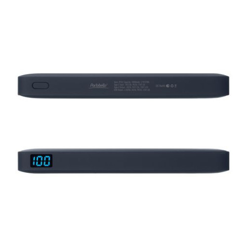 Внешний аккумулятор с подсветкой Анкор Плюс PD (Ancor PD Plus) 10000 mAh, синий