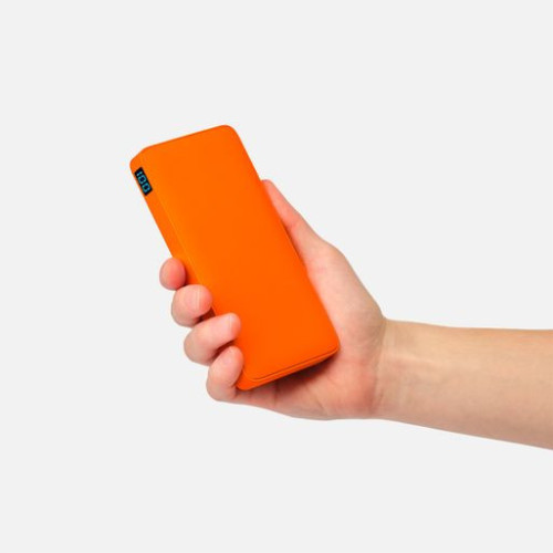 Внешний аккумулятор с подсветкой Анкор Плюс PD (Ancor PD Plus) 10000 mAh, оранжевый