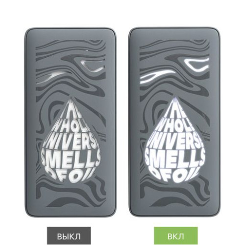 Внешний аккумулятор с подсветкой Анкор Плюс PD (Ancor PD Plus) 10000 mAh, серый