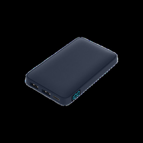 Внешний аккумулятор с подсветкой Анкор (Ancor) 5000 mAh, синий