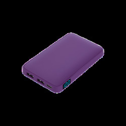 Внешний аккумулятор с подсветкой Анкор (Ancor) 5000 mAh, фиолетовый