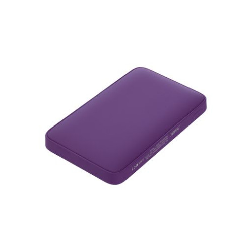 Внешний аккумулятор с подсветкой Анкор (Ancor) 5000 mAh, фиолетовый Внешний аккумулятор с подсветкой Анкор (Ancor) 5000 mAh, фиолетовый