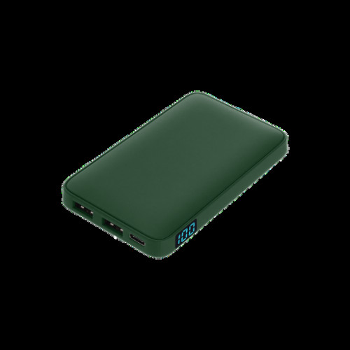 Внешний аккумулятор с подсветкой Анкор (Ancor) 5000 mAh, зеленый