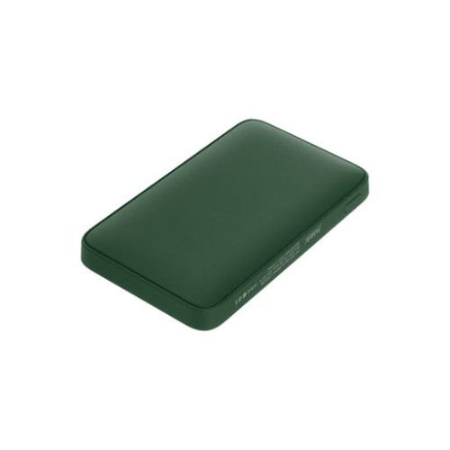 Внешний аккумулятор с подсветкой Анкор (Ancor) 5000 mAh, зеленый