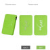 Внешний аккумулятор с подсветкой Анкор (Ancor) 5000 mAh, салатовый