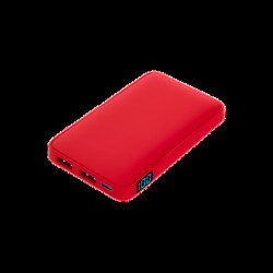 Внешний аккумулятор с подсветкой Анкор (Ancor) 5000 mAh, красный