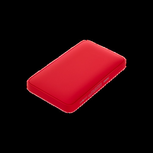 Внешний аккумулятор с подсветкой Анкор (Ancor) 5000 mAh, красный Внешний аккумулятор с подсветкой Анкор (Ancor) 5000 mAh, красный