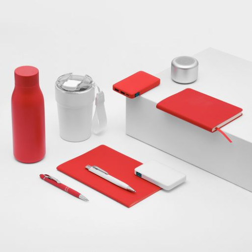 Внешний аккумулятор с подсветкой Анкор (Ancor) 5000 mAh, красный Внешний аккумулятор с подсветкой Анкор (Ancor) 5000 mAh, красный