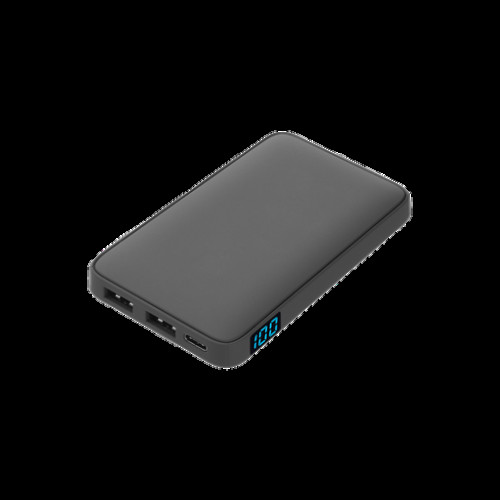 Внешний аккумулятор с подсветкой Анкор (Ancor) 5000 mAh, серый Внешний аккумулятор с подсветкой Анкор (Ancor) 5000 mAh, серый