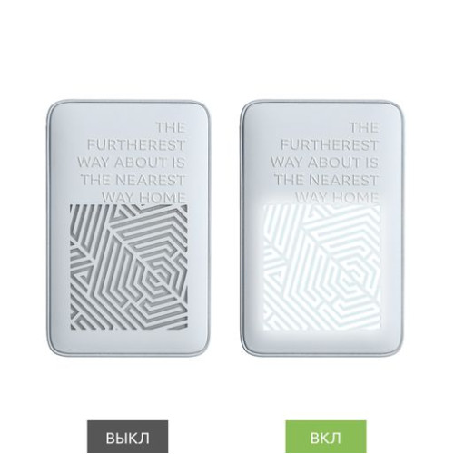 Внешний аккумулятор с подсветкой Анкор (Ancor) 5000 mAh, белый