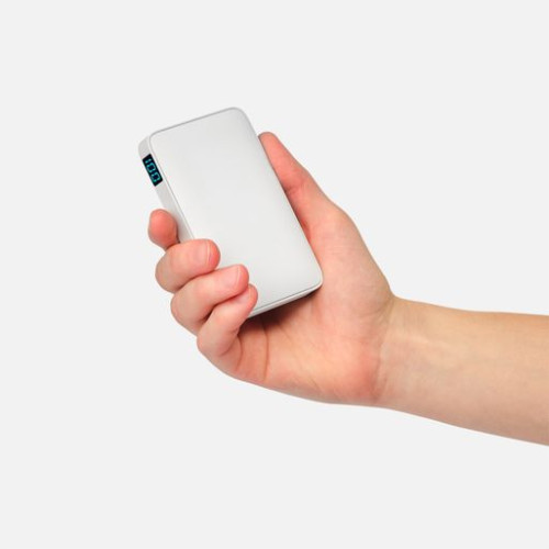 Внешний аккумулятор с подсветкой Анкор (Ancor) 5000 mAh, белый