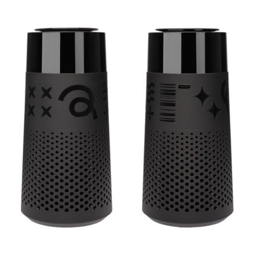 Очиститель воздуха с подсветкой Пьюр (Pure), черный