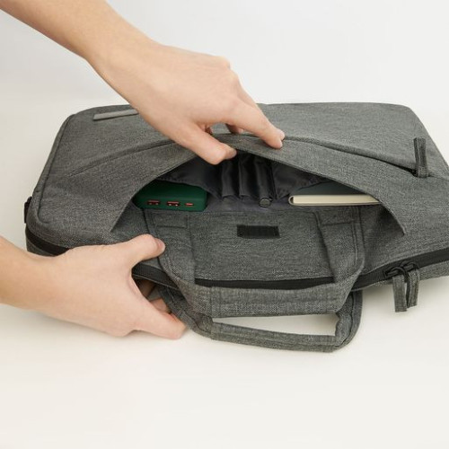 Сумка для ноутбука Милиорис (Migliores), серый/серый Сумка для ноутбука Милиорис (Migliores), серый/серый