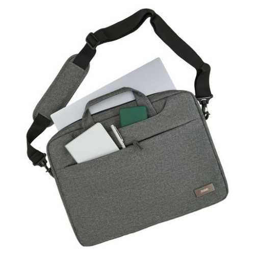 Сумка для ноутбука Милиорис (Migliores), серый/серый Сумка для ноутбука Милиорис (Migliores), серый/серый
