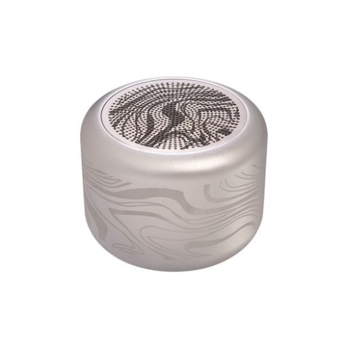 Беспроводная колонка Пэшн (Passion) 80dB 600 mAh (Bluetooth 5.0), серебряная