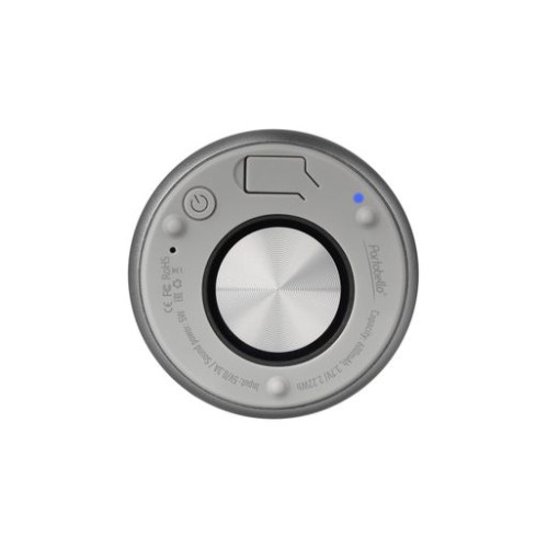 Беспроводная колонка Пэшн (Passion) 80dB 600 mAh (Bluetooth 5.0), серебряная