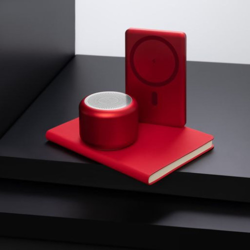 Беспроводная колонка Пэшн (Passion) 80dB 600 mAh (Bluetooth 5.4), красная