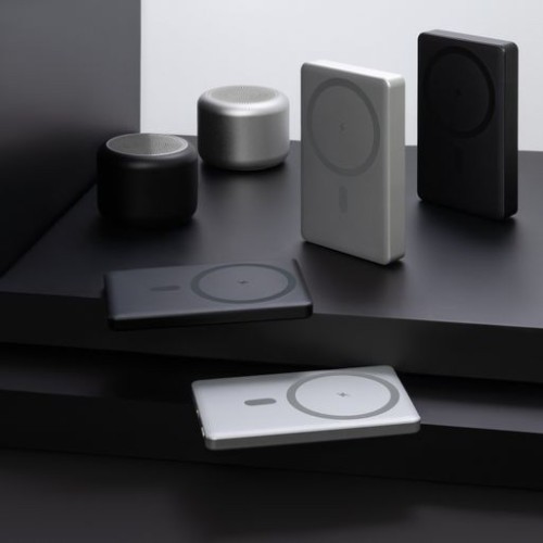 Беспроводная колонка Пэшн (Passion) 80dB 600 mAh (Bluetooth 5.4), серебряная