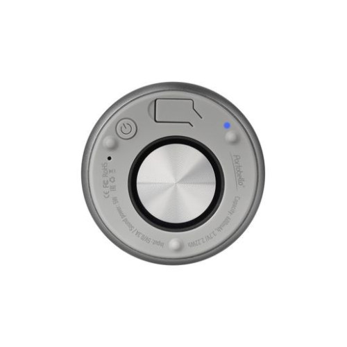 Беспроводная колонка Пэшн (Passion) 80dB 600 mAh (Bluetooth 5.4), серебряная