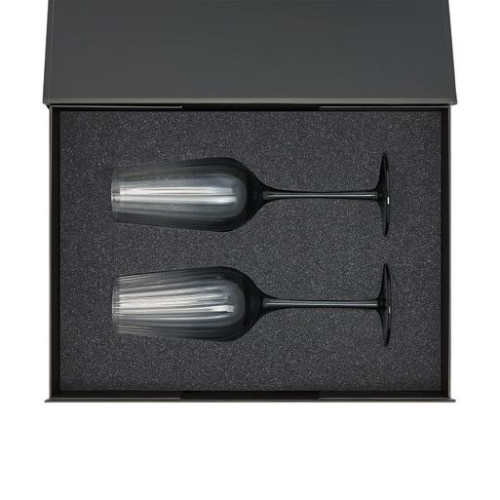 Ложемент под 2 бокала для шампанского (рифленое стекло) в среднюю коробку-трансформер (арт. 695721)