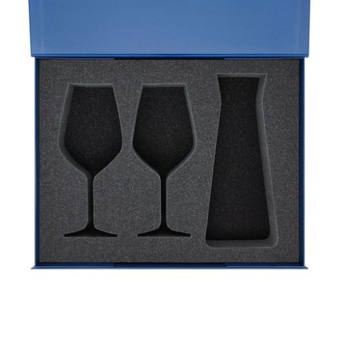 Ложемент под 2 бокала для вина + декантер в большую коробку-трансформер (арт. 695722)