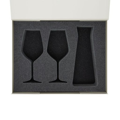 Ложемент под 2 бокала для вина + декантер в большую коробку-трансформер (арт. 695722)