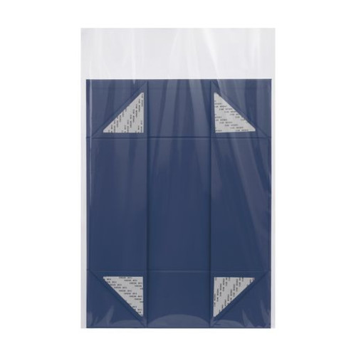 Подарочная коробка-трансформер средняя, синяя