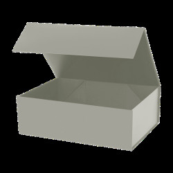 Подарочная коробка-трансформер средняя, серая