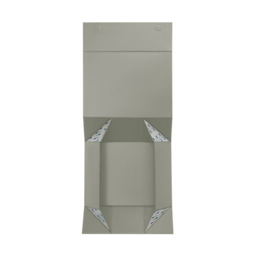 Подарочная коробка-трансформер средняя, серая Подарочная коробка-трансформер средняя, серая