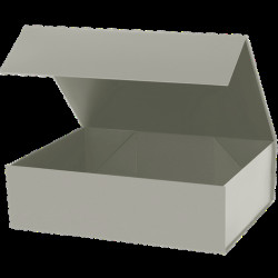 Подарочная коробка-трансформер большая, серая