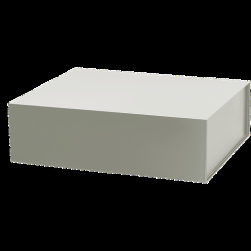 Подарочная коробка-трансформер большая, серая Подарочная коробка-трансформер большая, серая