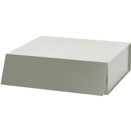 Подарочная коробка-трансформер большая, серая Подарочная коробка-трансформер большая, серая