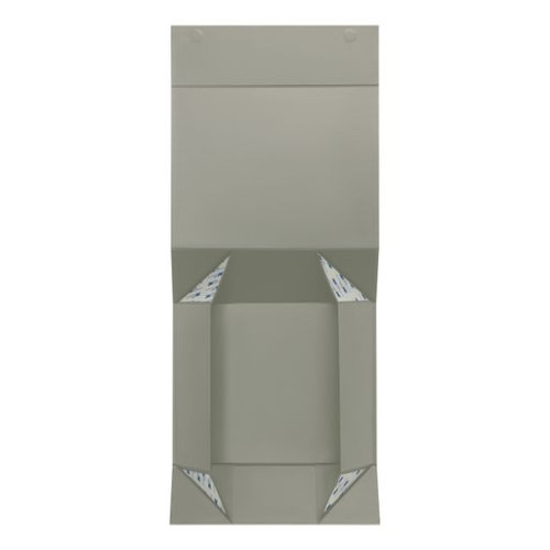 Подарочная коробка-трансформер большая, серая Подарочная коробка-трансформер большая, серая