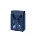 Подарочная коробка-пакет универсальная малая, синяя Подарочная коробка-пакет универсальная малая, синяя